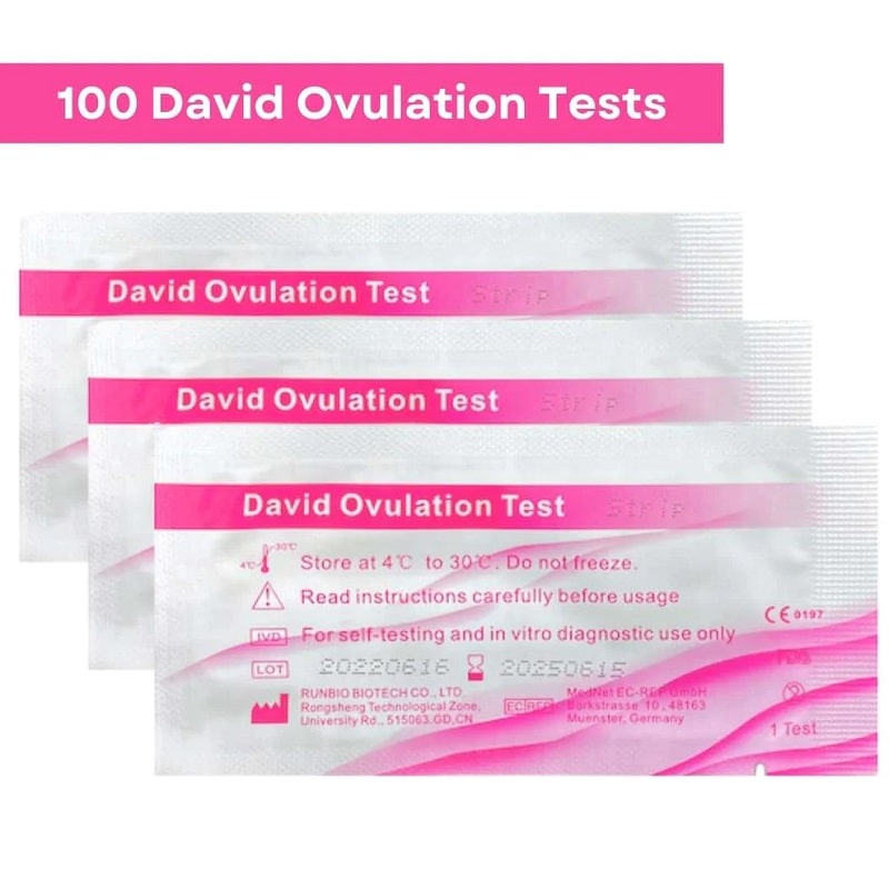 100 David Ovulation Test Strips